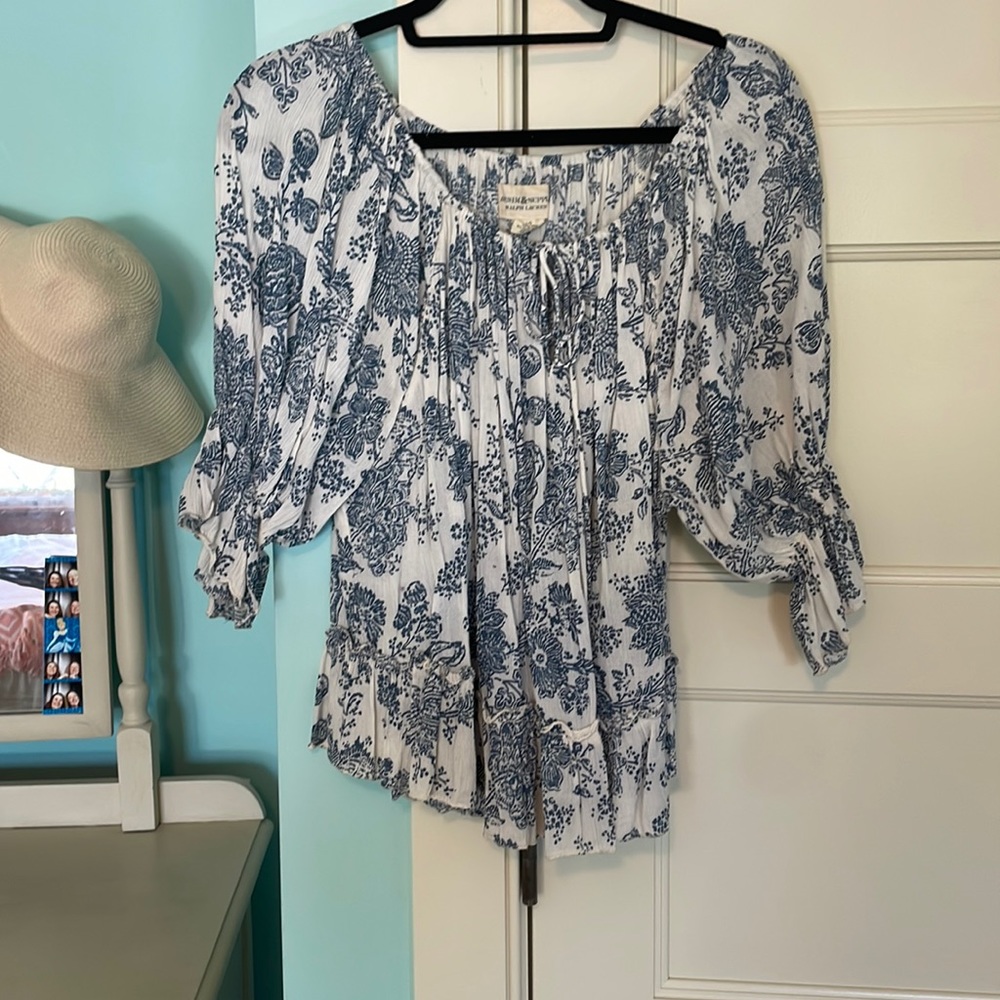 Size L blouse, 3/4 sleeve